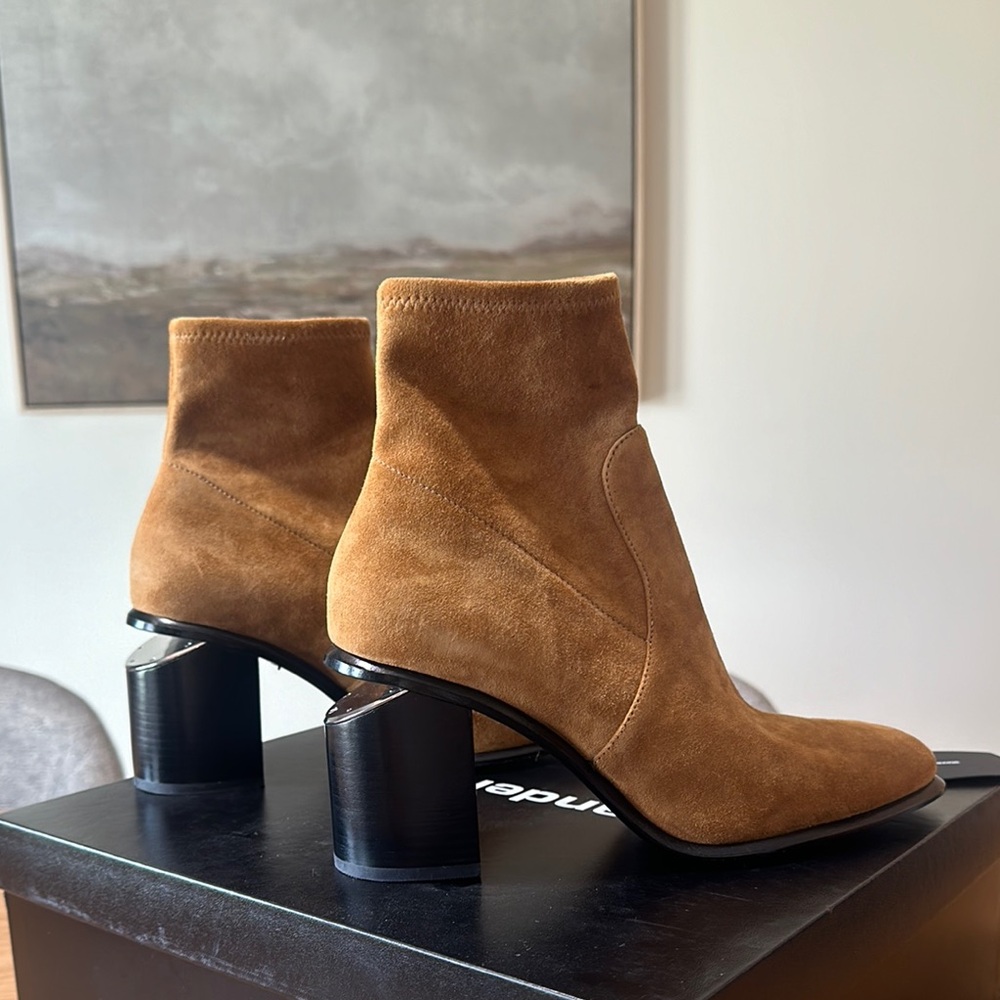 Alexander Wang Anna Stretch Suede Bootie - Picture 6 of 13